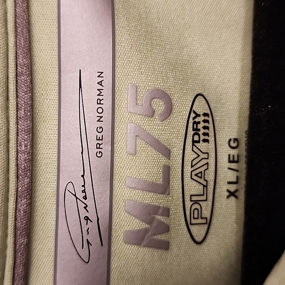 Greg Norman Men's Green Polo Shirt - Picture 3 of 10